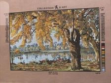 Collection D Art Printed Needlepoint Canvas Only 60x80 Deer