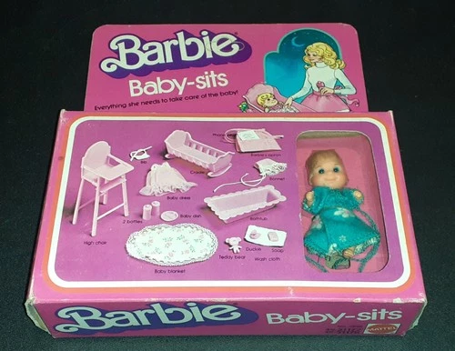 Vintage Mattel 1976 Barbie Baby Sits play set # 7882 NRFB