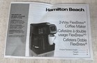 Hamilton Beach 2-Way Flex Brew Coffee Maker Owners Manual Only