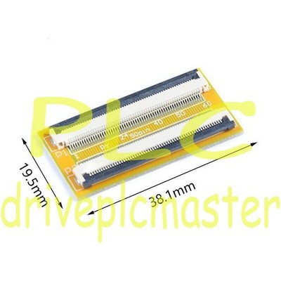 2Pcs FPC FFC Flexible Flat Cable Extension Board 0.5 mm Pitch 60 PIN Connector #