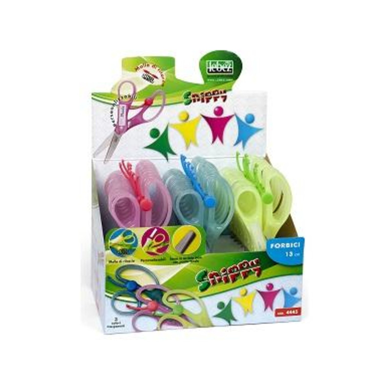 Stock 24 Forbici Lebez Zig-Zag | Fornitura Scolastica e Cancelleria