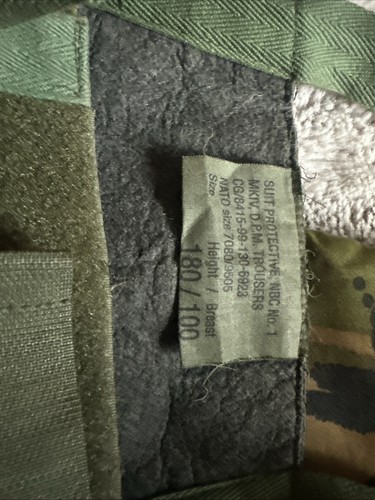 British Army MkIV NBC Trousers DPM - Picture 2 of 4