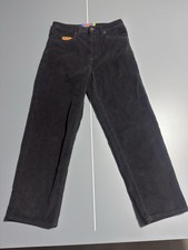 Empyre Corduroy Pants Men s 30 Black Workwear Baggy Y2K Skate