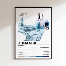 Radiohead - OK Computer Poster, Music Poster No Frame, Wall Art