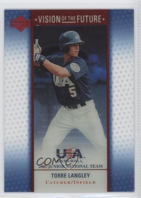 2005 USA Baseball Vision of the Future Junior National Team Torre Langley 0a1