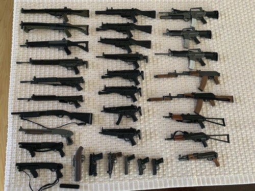 21st Century Toys 1/6 12” Scale Weapons Lot H&k M16 AK47 Etc. GI Joe
