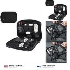 Pelican Electronic Organizer Travel Case w/Hidden AirTag Compartment -Black