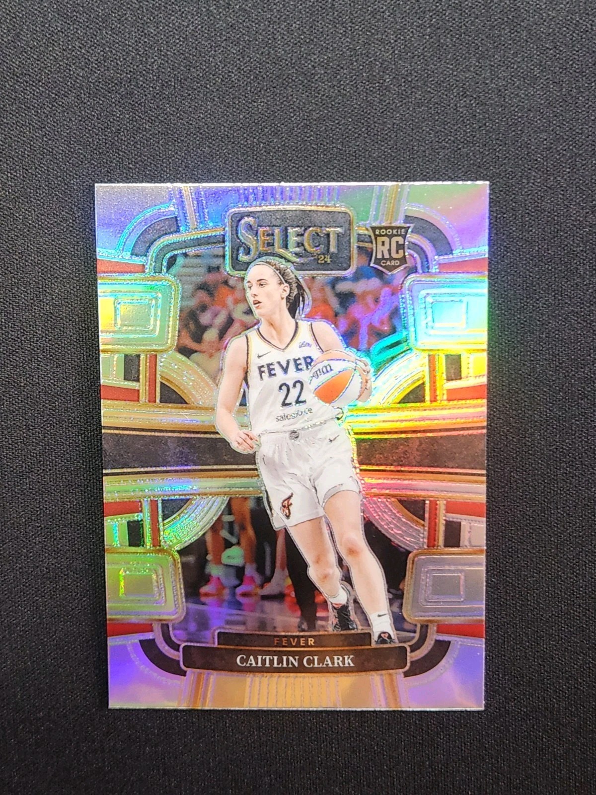2024 Panini Select WNBA - Caitlin Clark #72 Concourse Silver Prizm (RC)