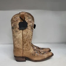 Shyanne Maisie Floral Western Boot Brown Women Size 7.5M