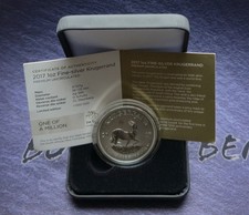 2017 Krugerrand 50th Anniversary Privy - 1 oz 999 Silver Bullion Coin + COA/Box
