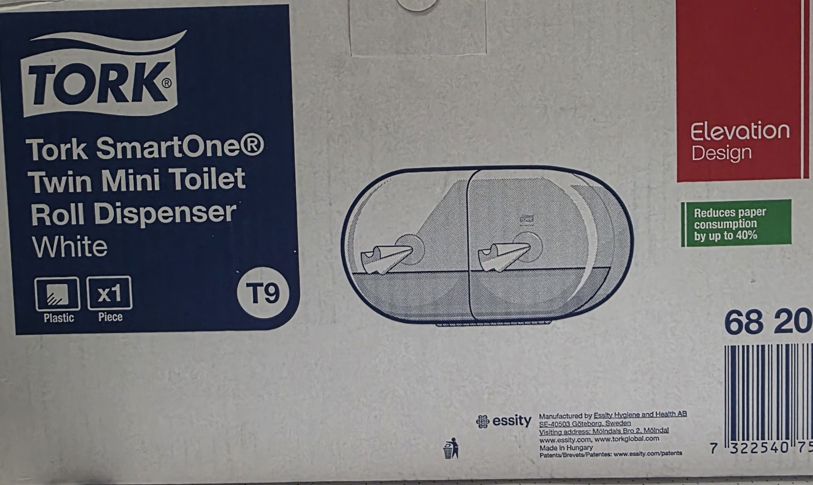 Tork 682000 Toilettenpapier Doppel Spender