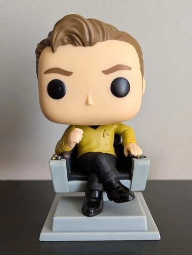 Funko Pop! Television Vinyl Figure Captain Kirk Star Trek #1136 Vaulted Loose