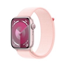 Apple Watch Series 9 45mm GPS Pink Aluminum Case Pink Sport Loop Carbon Neutral