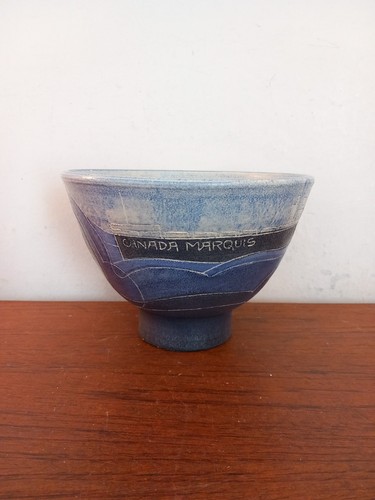 T&S HARLANDER ABSTRACT ART POTTERY BOWL, 1983 , Commemorative Ships - Picture 6 of 24