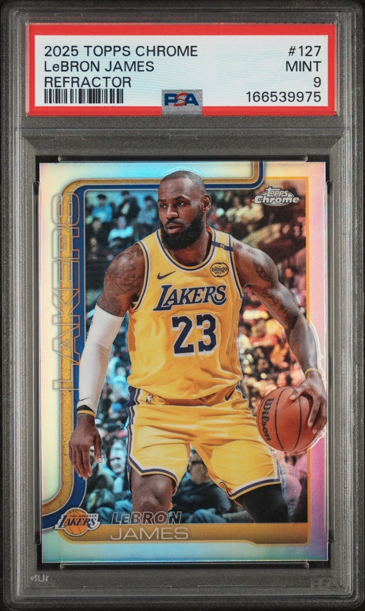 NBA カード Lebron James Topps Chrome PSA9 25+ Topps LeBron James 9 Graded Basketball Sports Trading Cards