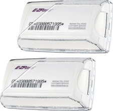 2Pcs EZ Pass Holder with Powerful Suction Cups for Windshield,Secure Your Toll P