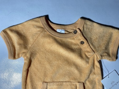 NEW- 18m Starting Out Baby One Piece Romper - Snap Button Bottom - Nectar - Picture 4 of 10