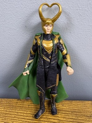 2013 Hasbro Marvel Avengers Movie Series Cosmic Spear Loki Action Figure 5  Loos