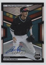 2023 Panini Elite Extra Edition Signatures Justin Riemer #52 Auto 11yh