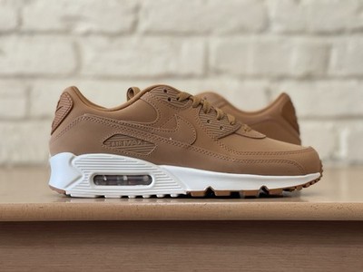 Nike Air Max 90 Premium Flax Brown Sail White Shoes HJ3153-200 Men