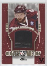 2009 ITG Heroes and Prospects Gloves Are Off Gold Vault Ruby 1/1 Karl Alzner n1u