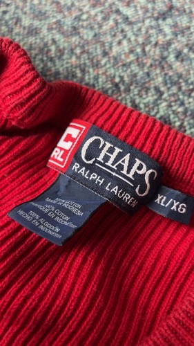 Ralph lauren vintage red cardigan. - Picture 4 of 4
