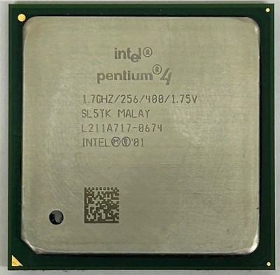 Intel Pentium 4 SL5TK 1,7GHz 256KB 400MHz Sockel 478 Prozessor - Willamette Core