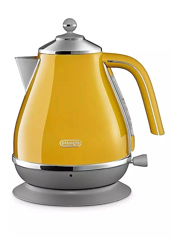 De'Longhi Icona Capitals KBOC3001.Y Jug Kettle - Yellow - LB 1158