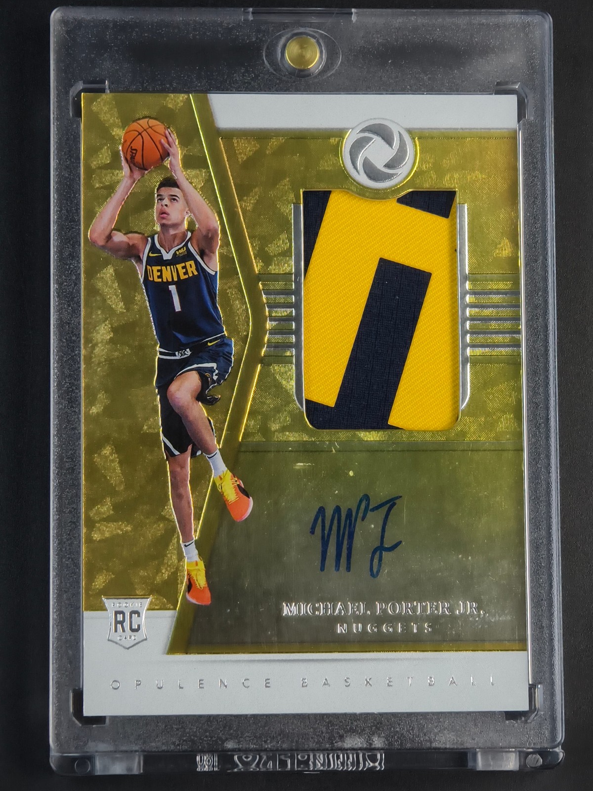Michael Porter Jr 2018-19 Panini Opulence Basketball RC Patch Auto 62/79 [3hk view 1