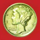1937 D Mercury Dime F/XF Stunning Strikes Almost Full Torch 90% Silver