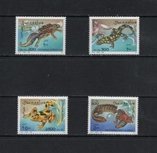 S9669 Somalia 1996 Grenouilles, Lézards 4v. MNH