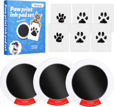 Set Impronte Bimbi, Kit Impronta Cane E Gatto, Timbro per Zampa Cane Non Tossici