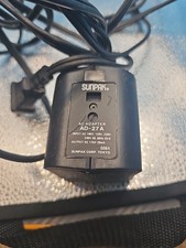Sunpak AD-27A AC Adapter. ONE OWNER. TESTED COMPATIBLE WITH MANY SUNPAK FLASHES.