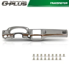 Fit For 01-05 Chevy Impala Dash Bezel Instrument Cluster Speedometer Trim Gray