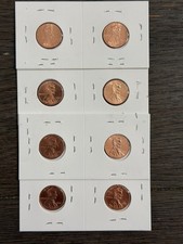 2009 Lincoln Bicentennial Penny Set • All 8 Coins • P&D • Bright New Coins