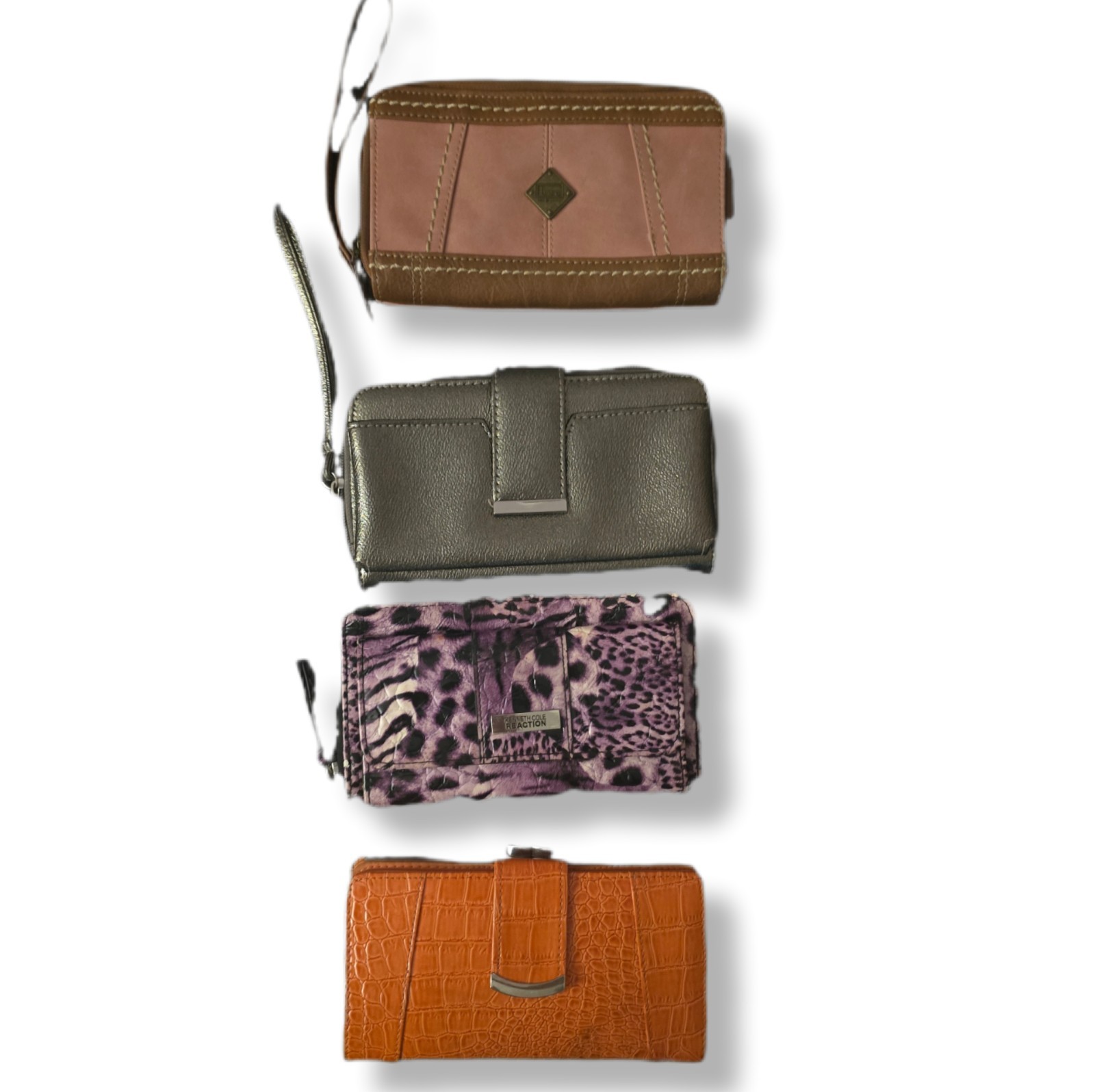 4 Gently Used Large Wallets | Assorted Styles | W… - image 1
