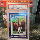 2024 Panini Donruss Rated Rookie Caleb Williams Blue Scope #327 PSA 9