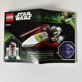 LEGO STAR WARS PLANET KAMINO AND JEDI STARFIGHTER + R4-P17 DROID (SET 75006)