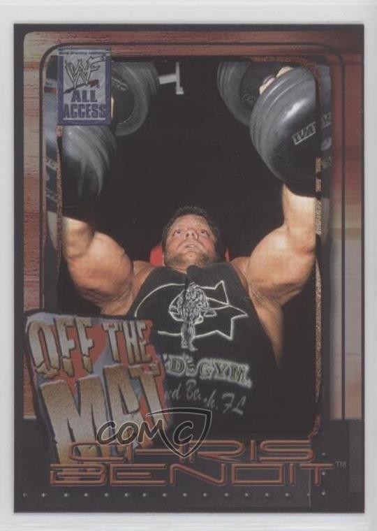 2002 Fleer WWF All Access Off The Mat Chris Benoit #56 07oj
