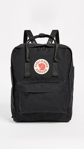 Zaino originale Fjallraven Classic Kanken, 23510-550 - NERO - graffi e ammaccature - Foto 7 di 7