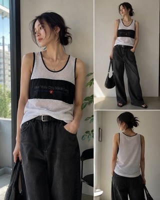 Vintage 1990s New York City Marathon Mesh Running Tank Top
