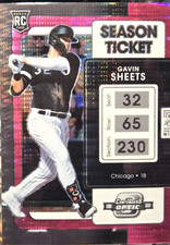 2022 Panini Chronicles Contenders Optic Pink Pulsar RC Gavin Sheets #6 (NM)