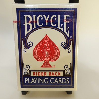 Vintage Bicycle 808 Blue Rider Back Playing Cards Deck Ohio Blue Seal USPCC New