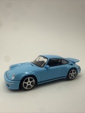 MINI GT 1:64 RUF CTR Anniversary Bayrisch Himmelblau LHD Diecast Model Car Loose