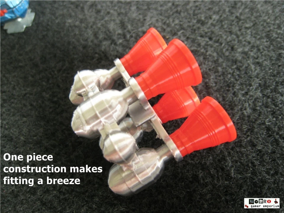 DINKY EAGLE 359 360 Transporter REPLACEMENT Engines & boosters 1 piece EASY FIT - Imagem 4 de 4