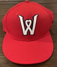 Taylor Broadway 2023 Game Used Woosox Hat Boston Red Sox Milb