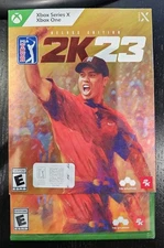 PGA Tour 2K23 Deluxe Edition Xbox One & Xbox Series X  Tiger Woods With Sleeve