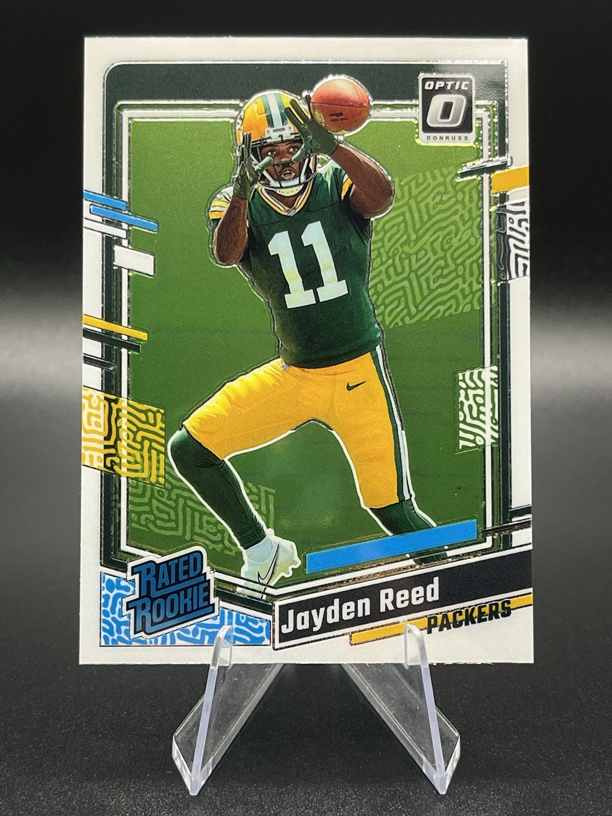 2023 JAYDEN REED DONRUSS OPTIC RC ROOKIE #239 (PACKERS)
