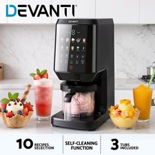 Devanti 10-in-1 Ice Cream Maker Slushie Machine Homemade Gelato Sorbet
