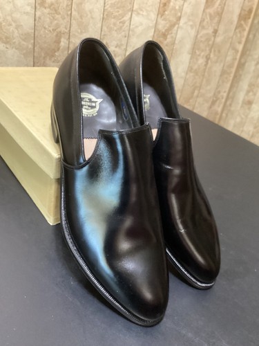 Vintage Florsheim Men’s Shoes NOS 20080 Summit Black Loafer Sz 9.5B VERY NARROW - Picture 4 of 11